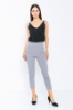 Picture of Woman Grey Normal Waist Skinny Trotter Work Trousers