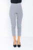 Picture of Woman Grey Normal Waist Skinny Trotter Work Trousers
