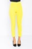 Kadın Sarı Normal Bel Dar Paça Ofis Pantolon resmi