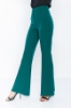 Picture of Woman Emerald Emerald Green Classical Flare Trotter Trousers