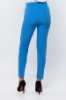 Picture of Woman Blue waist folded Work Trousers