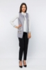 Picture of Woman Grey pockets Sequined Waistcoat