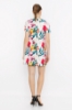 Picture of Woman Ecru A Form Patterned Dress