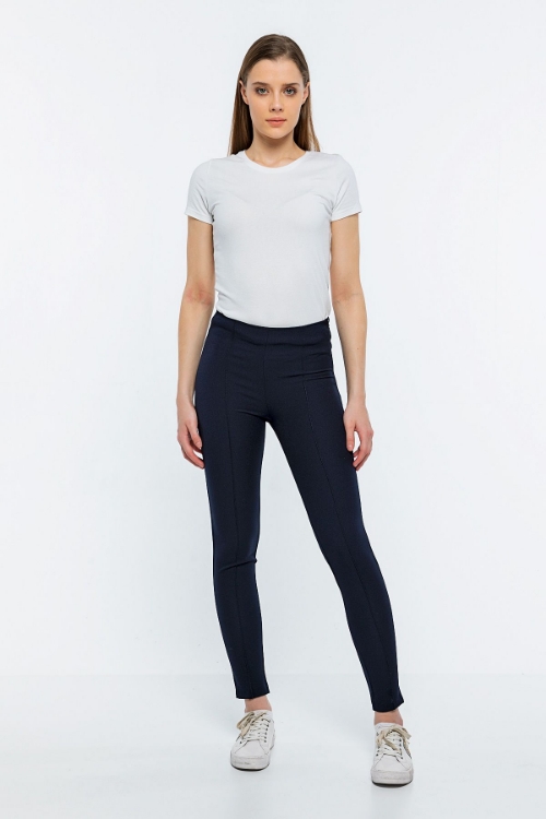 Picture of Woman Black Skinny Trotter Work Trousers