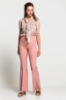 Kadın Pudra İspanyol Paça Pantolon resmi