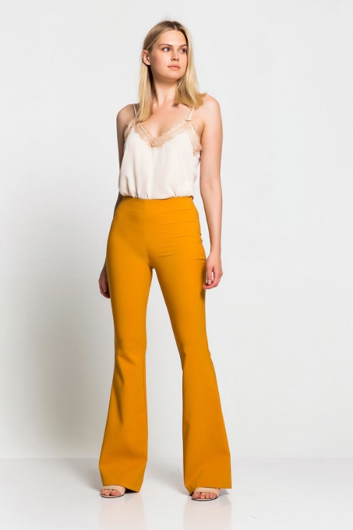 Picture of Woman Saffron Flare Trotter Trousers