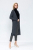Picture of Woman Anthracite Long Maxi Cardigan
