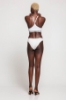 Picture of Woman White Thin Strap Athlete Bustier