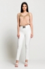 Picture of Woman Ecru High Waist Skinny Trotter Trousers