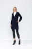 Picture of Woman Navy Navy Blue Sleeve Furry Cardigan