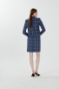 Picture of Woman Navy Navy Blue Mini Skirt Jacket Work Suit