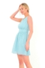 Picture of Woman Blue &#x0D;
 V Neck Brode Lace Mini Dress