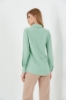 Picture of Woman Mint Long Maxi Sleeve casual Shirt