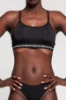 Picture of Woman Black Thin Strap Athlete Bustier