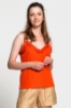 Picture of Woman Orange Lace Athlete Blouse