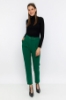 Picture of Woman Green High Waist Belted Normal Trotter Trousers