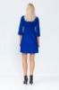 Picture of Woman Sax Laser Cut Suede casual Dress