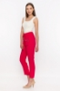 Picture of Woman Fuchsia front Pocket Detayli High Waist Trousers