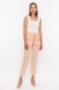 Picture of Woman Powder front Pocket Detayli High Waist Trousers