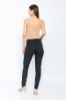 Picture of Woman Black Classical Cut fillet with pockets Work Trousers