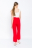 Picture of Woman Red Comfortable Cut Satin Material Trousers