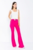 Picture of Woman Fuchsia High Waist Tokalı Flare Trotter Trousers