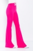 Picture of Woman Fuchsia High Waist Tokalı Flare Trotter Trousers