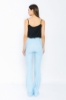 Picture of Woman Bebe Blue High Waist Tokalı Flare Trotter Trousers