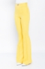 Kadın Sarı Yüksek Bel Aksesuarlı İspanyol Paça Pantolon resmi