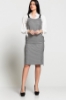 Picture of Woman Black Salopet Dress