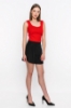 Picture of Woman Black High Waist pleat Detayli Sort